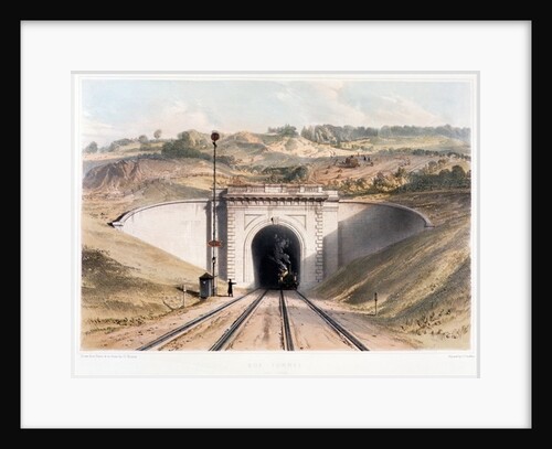 Portal of Brunel's box tunnel near Bath by English School