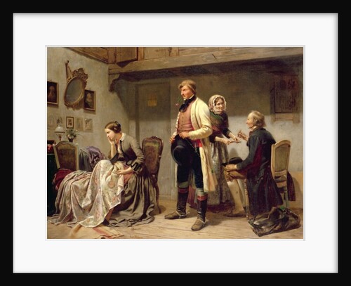 A toast to the engaged couple by Carl Wilhelm Huebner