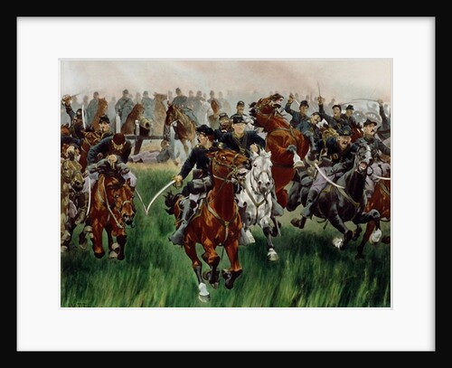The Cavalry, 1895 by W.T. Trego