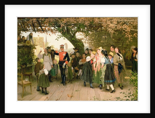 On Leave, 1883 by Wilhelm Zimmer