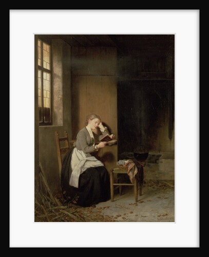 Relaxing after the day's work by Hubert Salentin