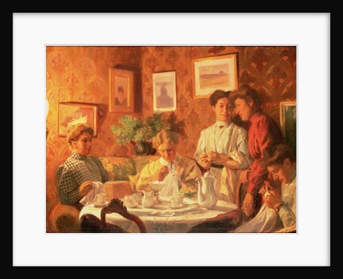 The Sewing Group, 1909 by Nils Larson