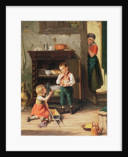 Children playing by Jan Walraven