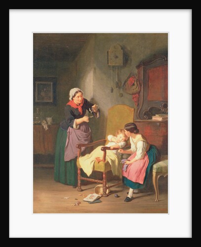 The Little Patient, 1865 by Hanno Rhomberg