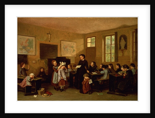 The naughty school children by Theophile Emmanuel Duverger