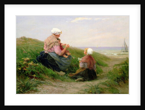 A Mother and her Small Children by Edith Hume