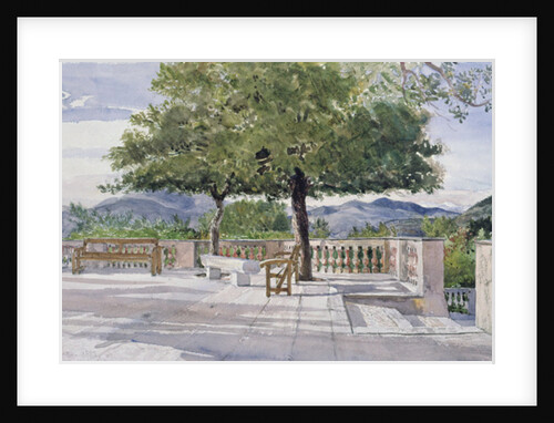 Terrace at Nice by John Fulleylove