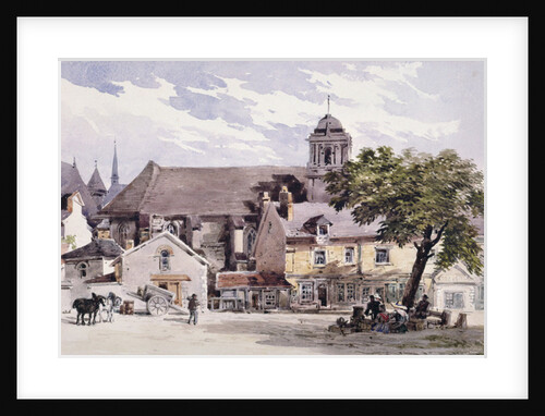 The Post House at Amboise by Charles Claude Pyne