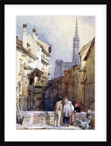 A Canal at Strasbourg by William Clarkson Stanfield