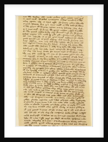 The last will of Marco Polo, written in 1324 by Marco Polo