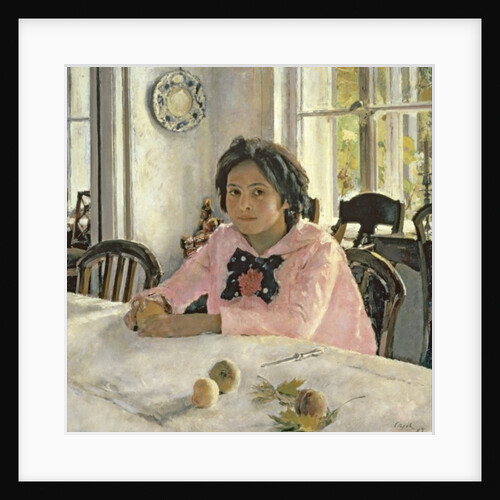 Girl with Peaches, 1887 by Valentin Aleksandrovich Serov