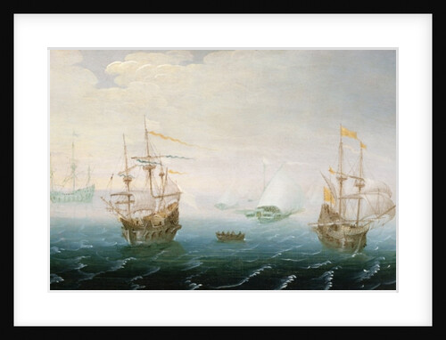 Shipping on Stormy Seas by Aert van Antum