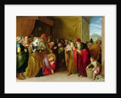 Christ and the Woman Taken in Adultery by Frans II the Younger Francken