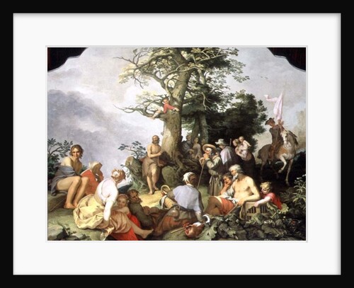 St. John the Baptist preaching by Abraham Bloemaert