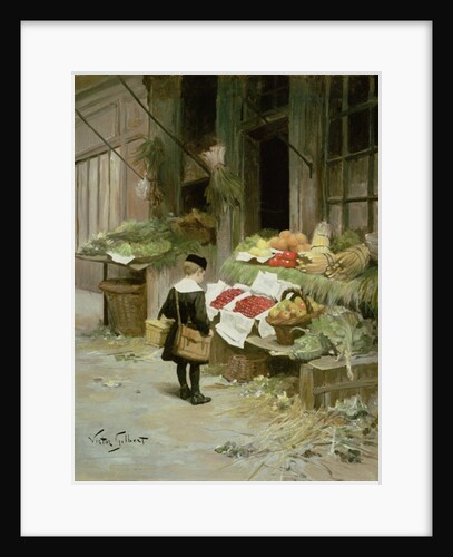 Little Boy at the Market by Victor Gabriel Gilbert