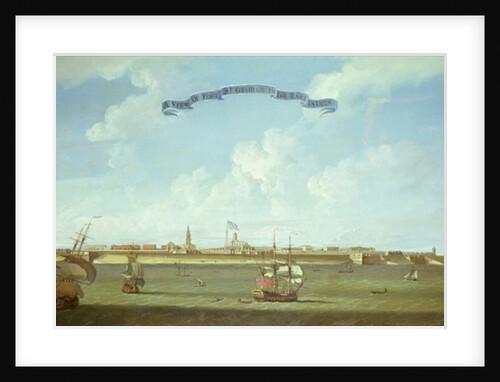 View of Fort St. George in the East Indies by English School