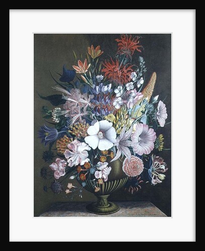Still life with flowers, 18th century by J.A. Simson