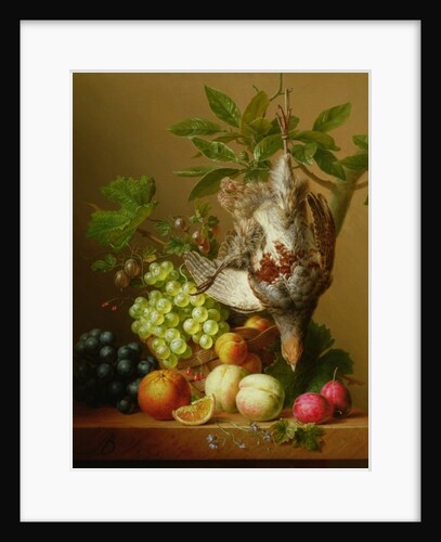 Still Life with Fruit and a Dead Partridge by Arnoldus Bloemers