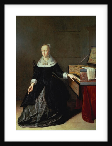 Woman by a Virginal by Godaert Kamper