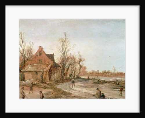 Winter Landscape, 1623 by Esaias I van de Velde