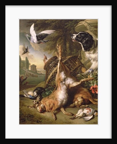 Still Life with Dead Game and Hares by Jan Weenix