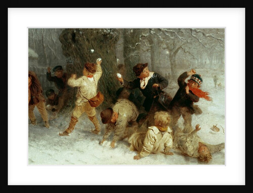 Snowballing, 1865 by John Morgan