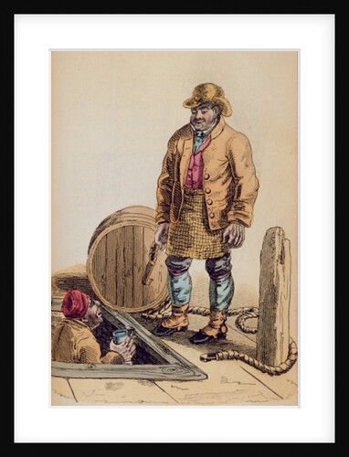The Porter Brewer's Draymen from Ackermann's 'World in Miniature' by Frederic Shoberl