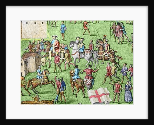 The Encampment of the English Forces near Portsmouth during the Battle of the Solent by James Basire