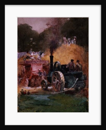 The Steam Thresher by Mildred Anne Butler
