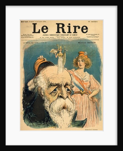 Caricature of Henri Brisson by Charles Leandre