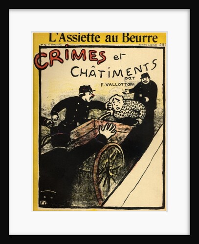 A costermonger is assaulted by the police by Felix Edouard Vallotton