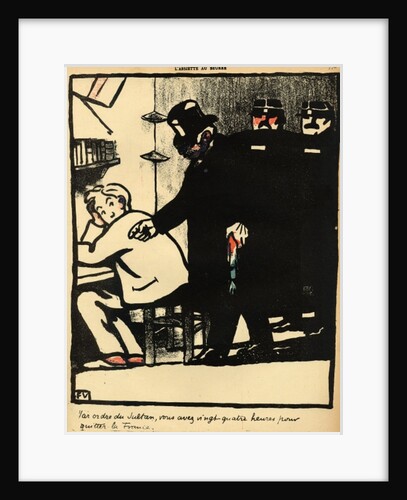 A prisoner is exiled by Felix Edouard Vallotton