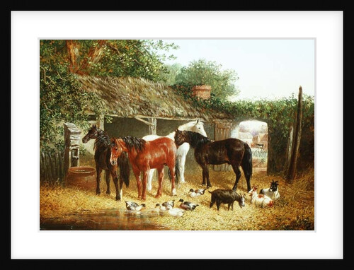 Farmyard Companions by John Frederick Herring Jnr