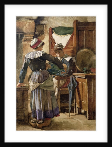 Her First Born by Walter Langley