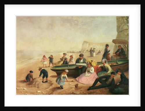 A Seaside Scene by Jane Maria Bowkett