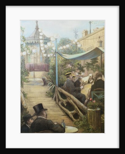 L'Aperitif Concert, Rue Dorsel by Charles Maurin