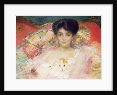 Lady with a Cat, 1904 by Charles Massard