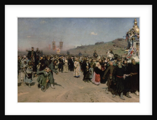 A Religious Procession in the Province of Kursk, 1880-83 by Ilya Efimovich Repin
