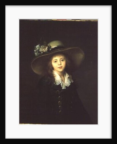 Portrait of Ekaterina Stroganov as a Child, 1780-89 by Jean Louis Voille