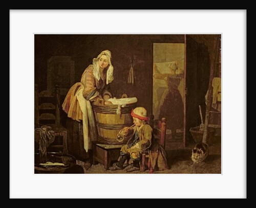 The Laundress by Jean-Baptiste Simeon Chardin