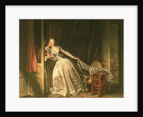 The Stolen Kiss, c.1788 by Jean-Honore Fragonard