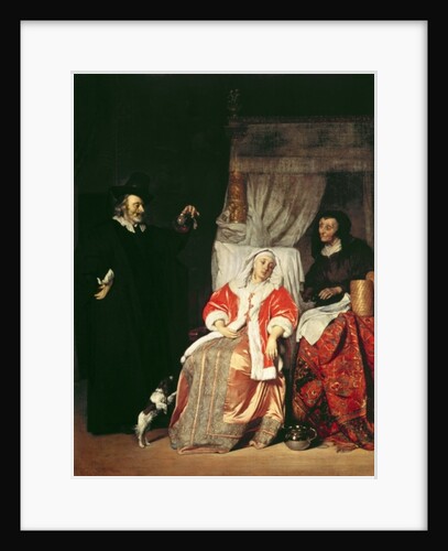 The Patient and the Doctor, 1660s by Gabriel Metsu