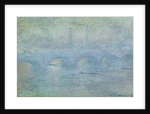 Waterloo Bridge, Effect of Fog, 1903 by Claude Monet