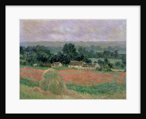 Haystack at Giverny, 1886 by Claude Monet