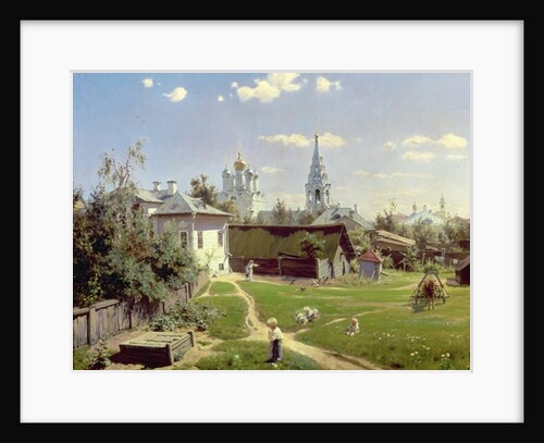 A Small Yard in Moscow, 1878 by Vasilij Dmitrievich Polenov