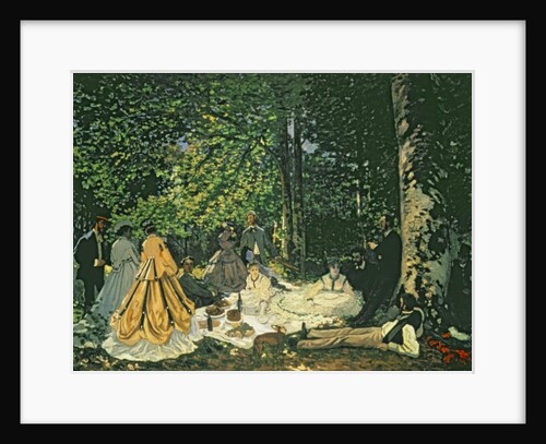 Le Déjeuner sur l'herbe, 1866 by Claude Monet