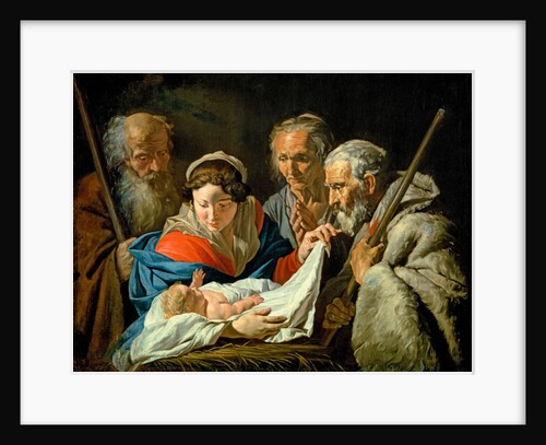 Adoration of the Infant Jesus by Matthias (c.1600-p.1650) Stomer