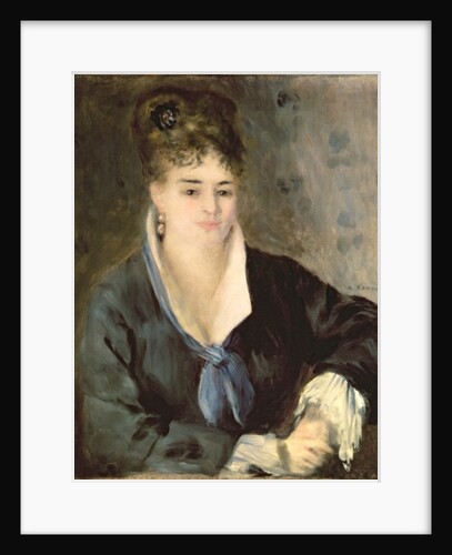 Lady in Black, c.1876 by Pierre Auguste Renoir