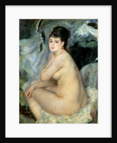 Nude, or Nude Seated on a Sofa, 1876 by Pierre Auguste Renoir