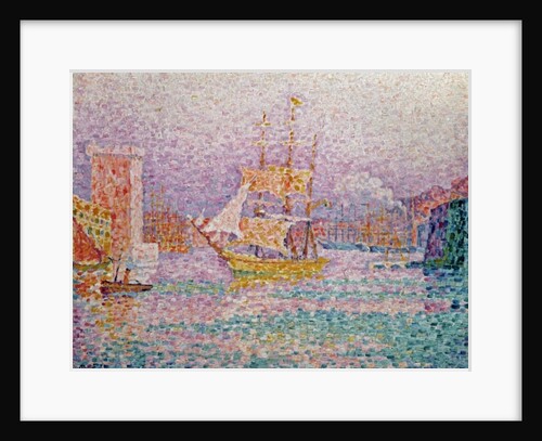 Harbour at Marseilles, c.1906 by Paul Signac